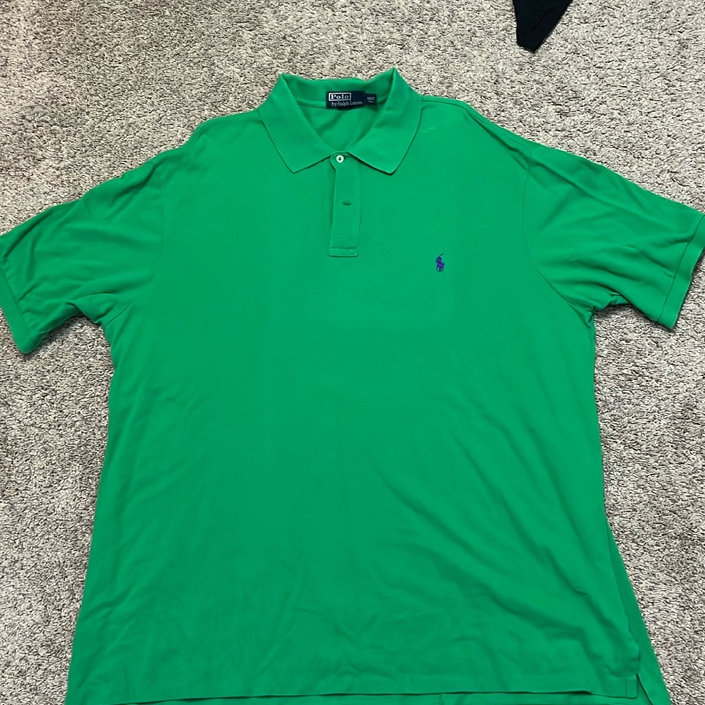 Men’s 3XLT Ralph Lauren Polo shirt in Kelly green